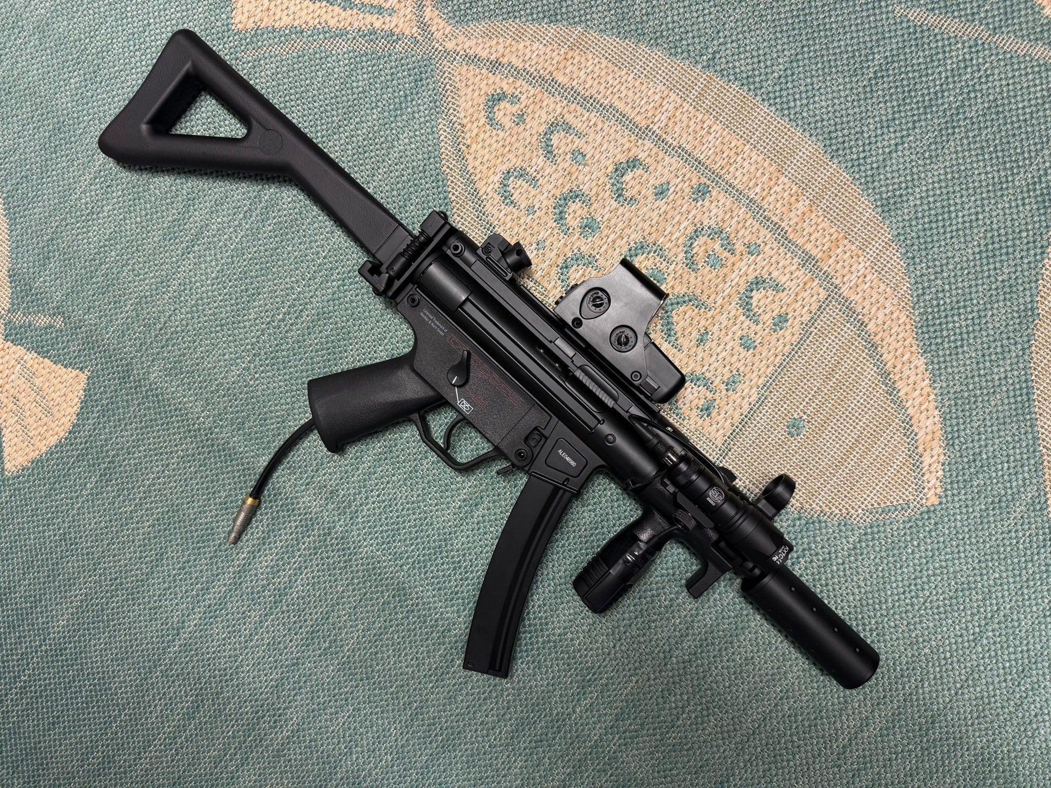 KA Tech MP5K Polarstars Jack HPA Foldable Stock - KA Tech Airsoft - Polarstar Jack