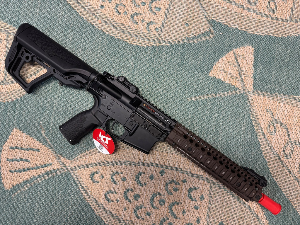 EMG / Daniel Defense Licensed DDMK18 Airsoft EBB AEG Rifle w/ S3 Electronic Trigger by ICS 350 FPS - KA Tech Airsoft - AEG