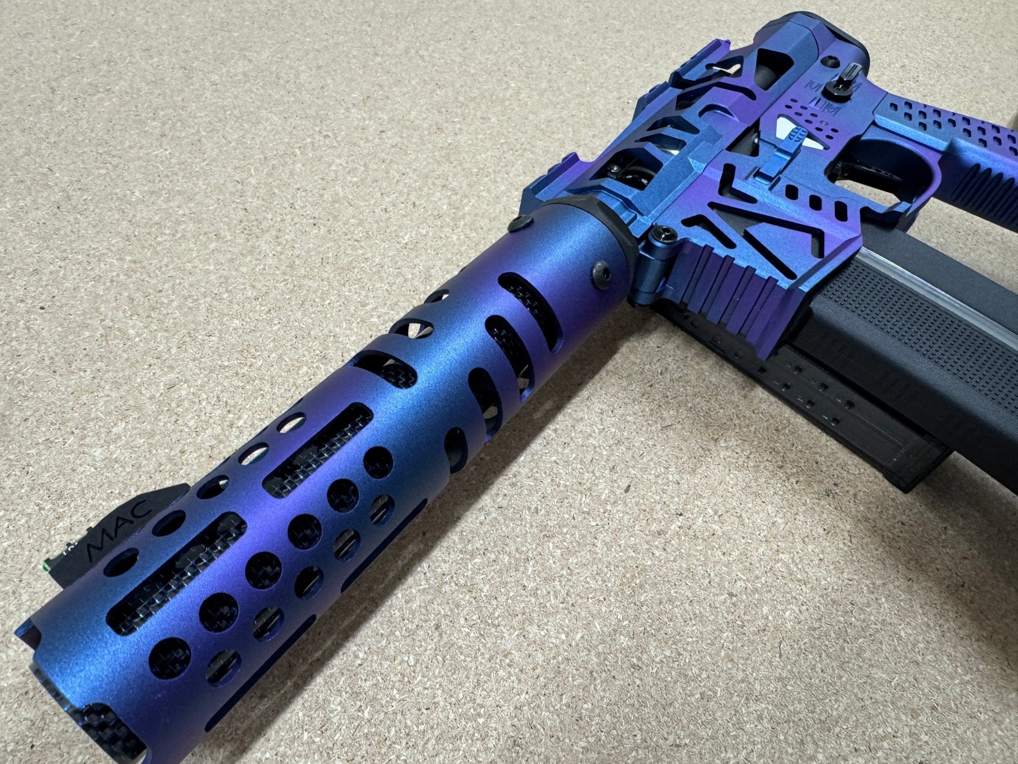 KA Tech MAC Polarstar AR7 V MSG/ESG HPA M4 Blue Purple Candy - KA Tech Airsoft - Polarstar F2