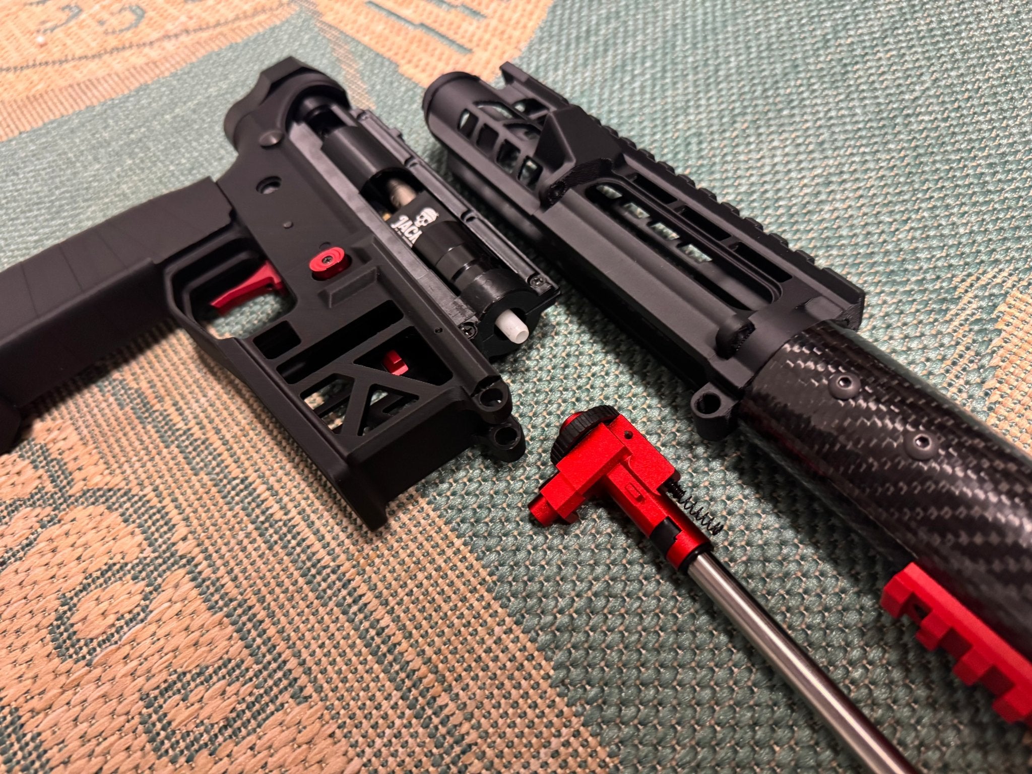 KA Tech Carbon 3D ESG Polarstar Jack HPA M4 Red - KA Tech Airsoft - 