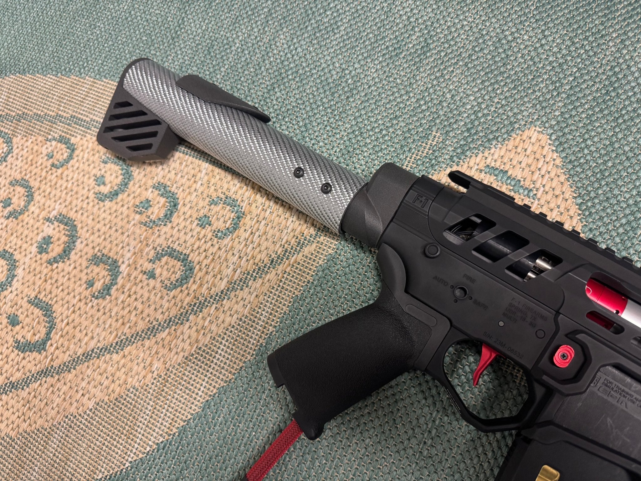 KA Tech Carbon “PennyWise” Skeletonized Polarstar F2 HPA M4 - KA Tech Airsoft - Polarstar F2
