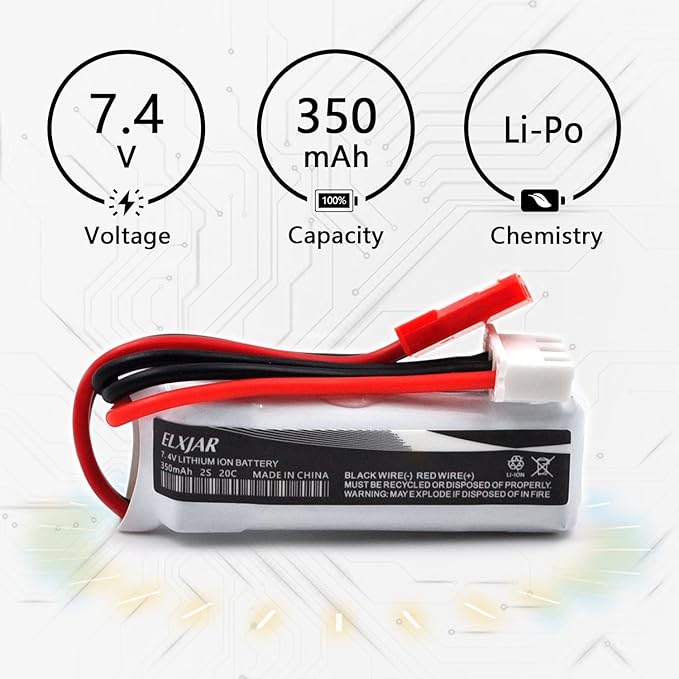 ELXJAR Battery + Charger Combo - KA Tech Airsoft - Battery/Charger