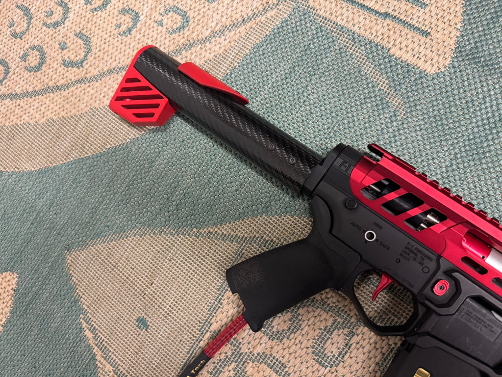 KA Tech Carbon “Ruby” Skeletonized Polarstar F2 HPA M4 “Type 3” - KA Tech Airsoft - Polarstar F2