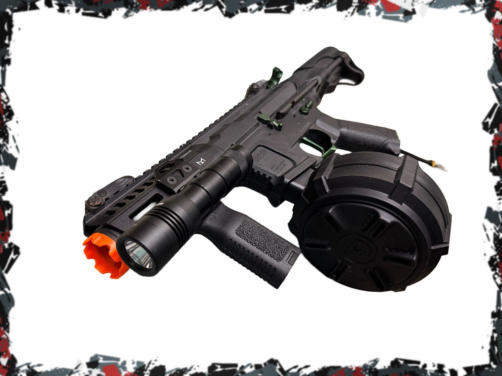 Green ARP9 Polatstar HPA - KA Tech Airsoft - HPA Rifle