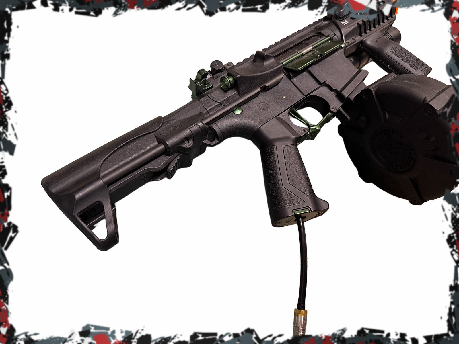 Green ARP9 Polatstar HPA - KA Tech Airsoft - HPA Rifle