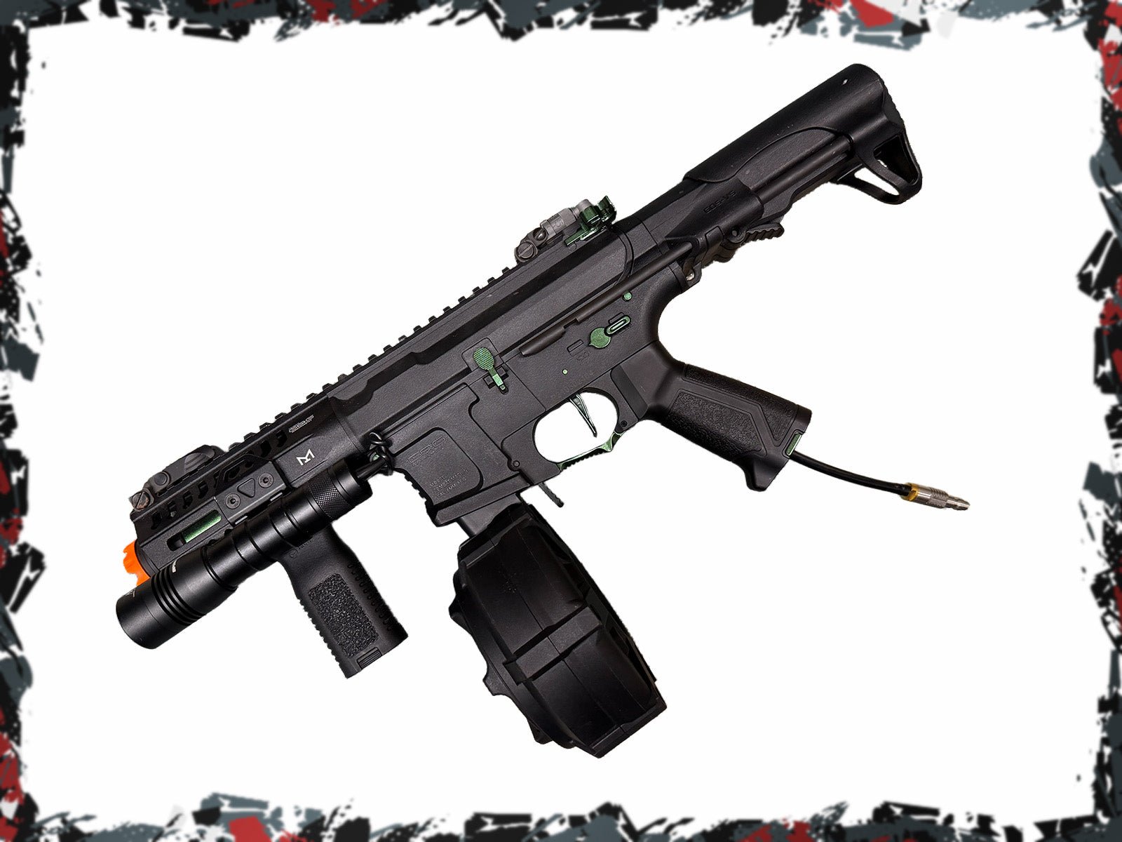 Green ARP9 Polatstar HPA - KA Tech Airsoft - HPA Rifle