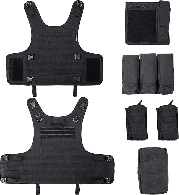 Tactical Airsoft Vest Adjustable Modular Airsoft Paintball Vest - KA Tech Airsoft - Vest