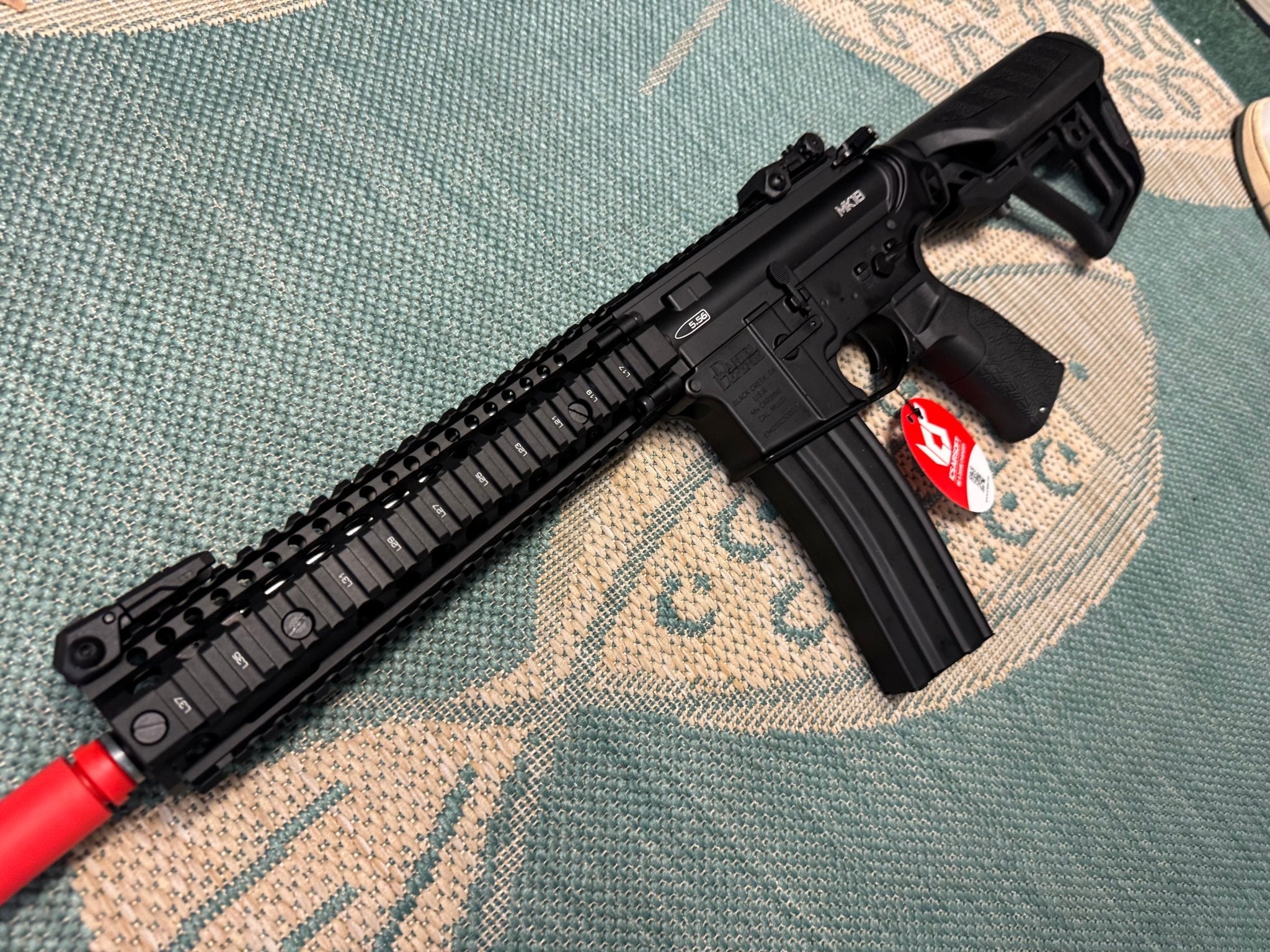 EMG / Daniel Defense Licensed DDMK18 Airsoft EBB AEG Rifle w/ S3 Electronic Trigger by ICS 350 FPS - KA Tech Airsoft - AEG