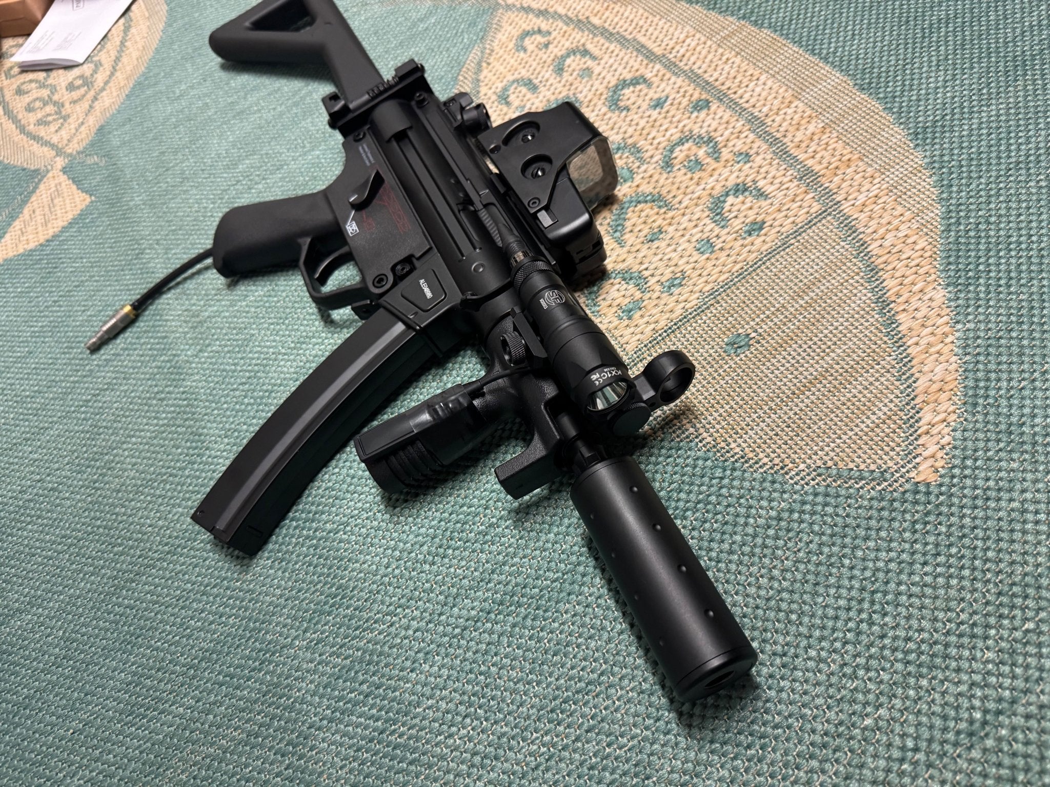 KA Tech MP5K Polarstars Jack HPA Foldable Stock - KA Tech Airsoft - Polarstar Jack