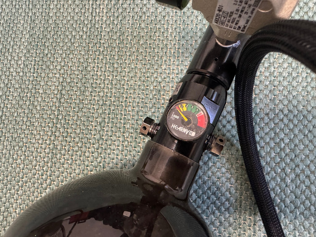 Black Carbon 48/4500 Tank with SLP Regulator and line - KA Tech Airsoft - Airirg