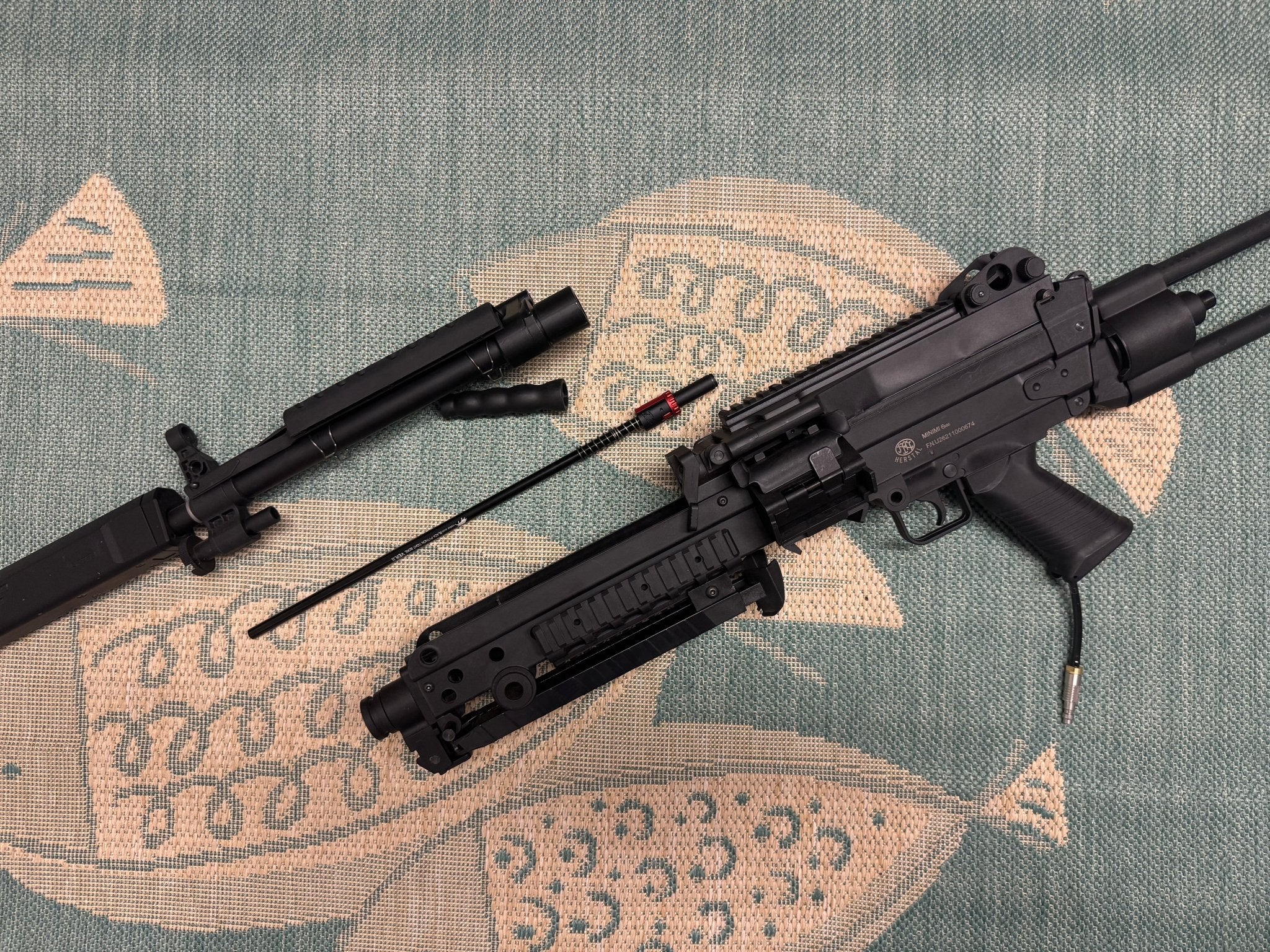 KA Tech M249 Featherweight Polarstar F2 HPA - KA Tech Airsoft - Polarstar F2