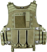 Tactical Airsoft Vest Adjustable Modular Airsoft Paintball Vest - KA Tech Airsoft - Vest
