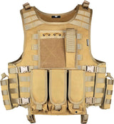 Tactical Airsoft Vest Adjustable Modular Airsoft Paintball Vest - KA Tech Airsoft - Vest