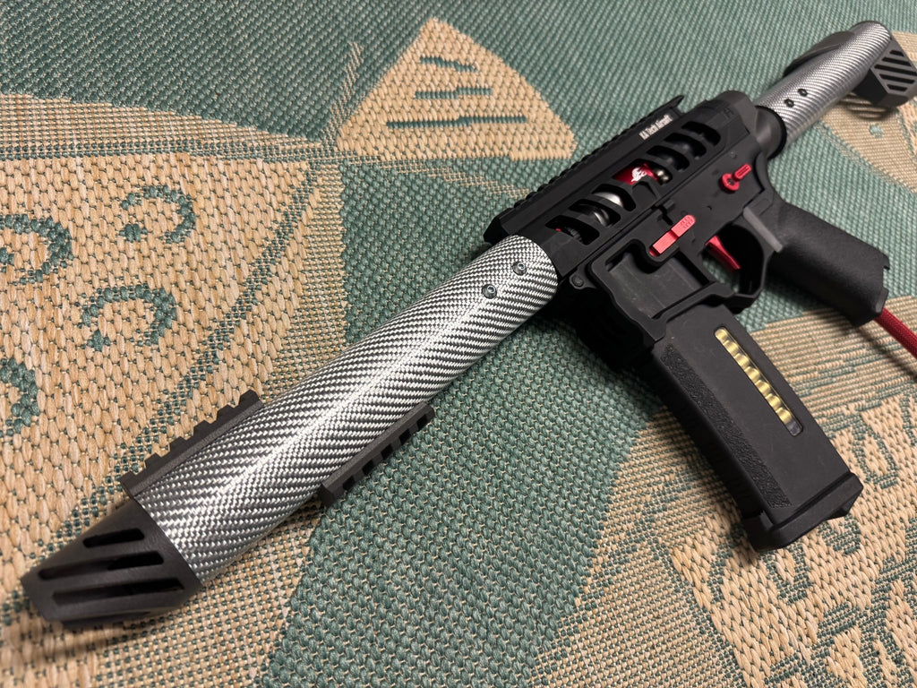 KA Tech Carbon “PennyWise” Skeletonized Polarstar F2 HPA M4 - KA Tech Airsoft - Polarstar F2