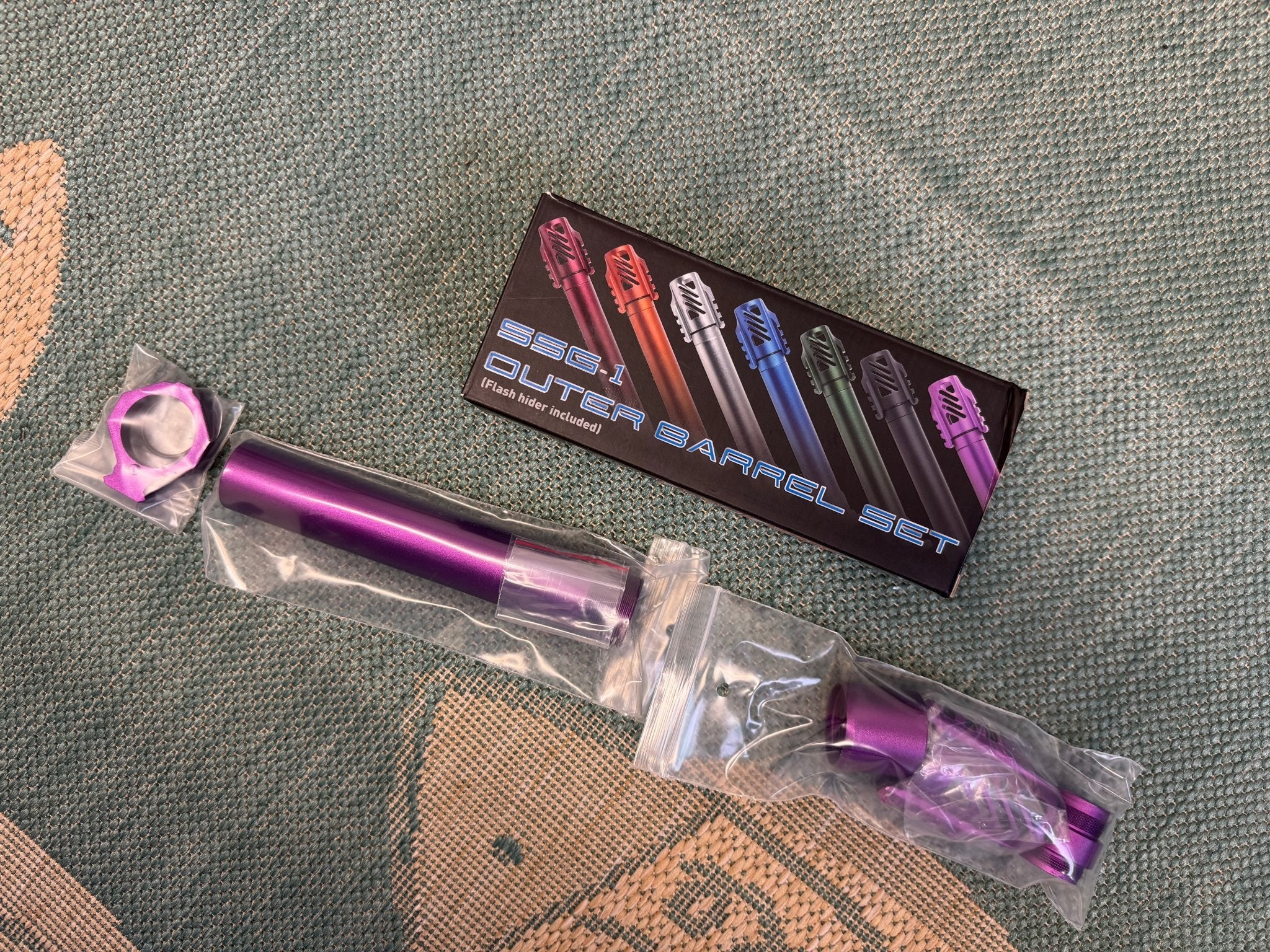 G&G SSG - 1 Outer Barrel Set Flash Hider Included - KA Tech Airsoft - Rifle parts