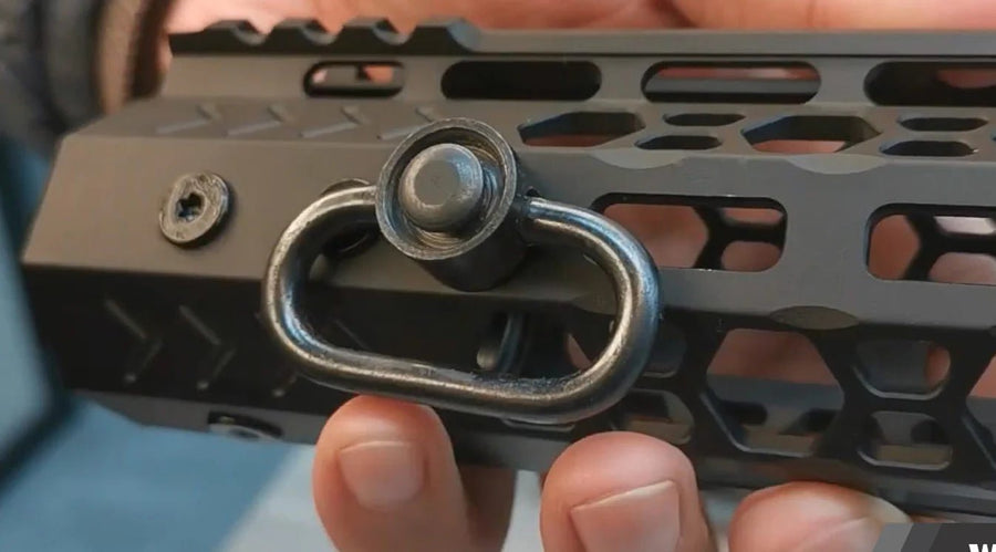 AR15 Honeycomb lightweight M-lok Free Floating Handguard with Steel Barrel Nut 7