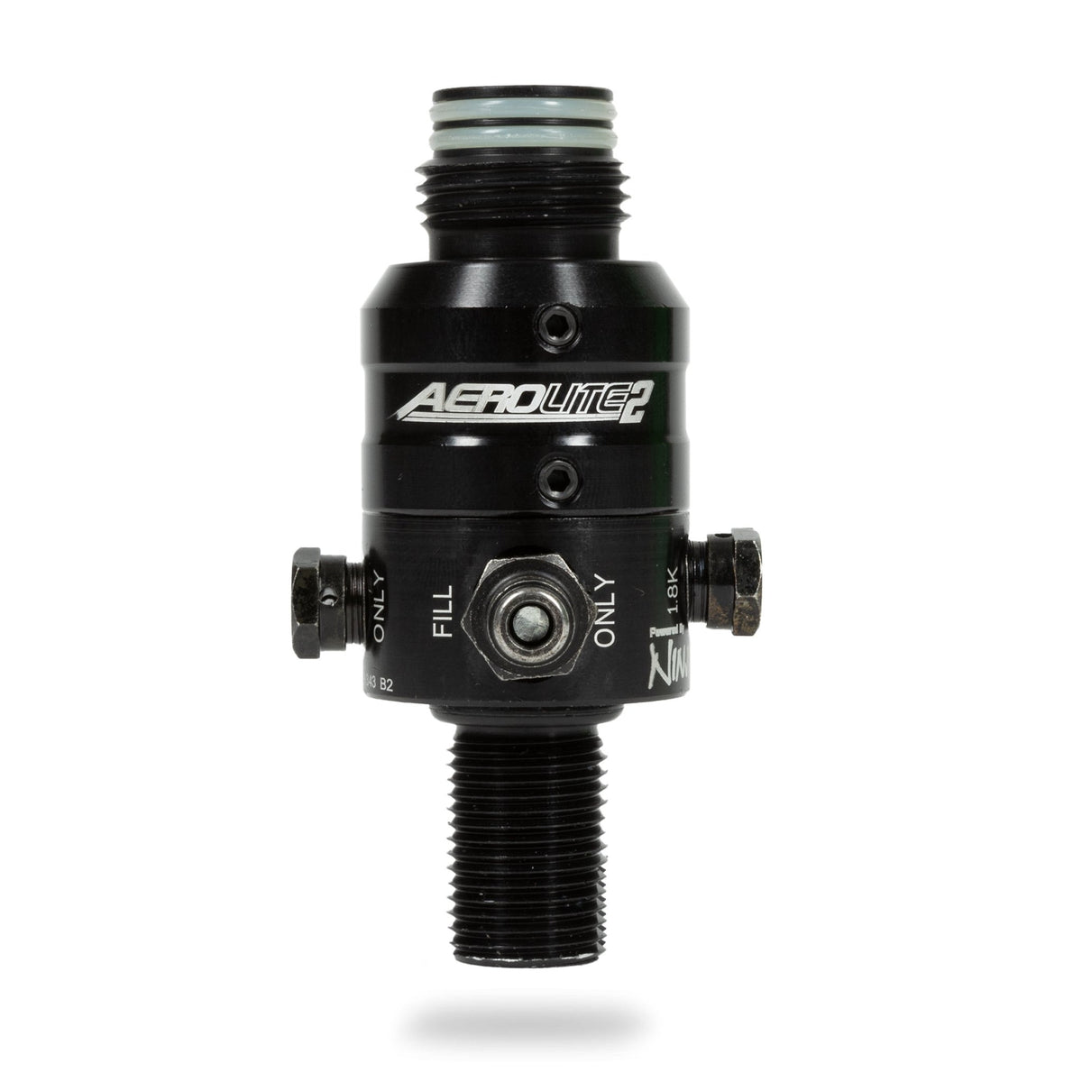 AeroLite Pro Regulator - Adjustable & Rotational - Black - KA Tech Airsoft - Air Tank