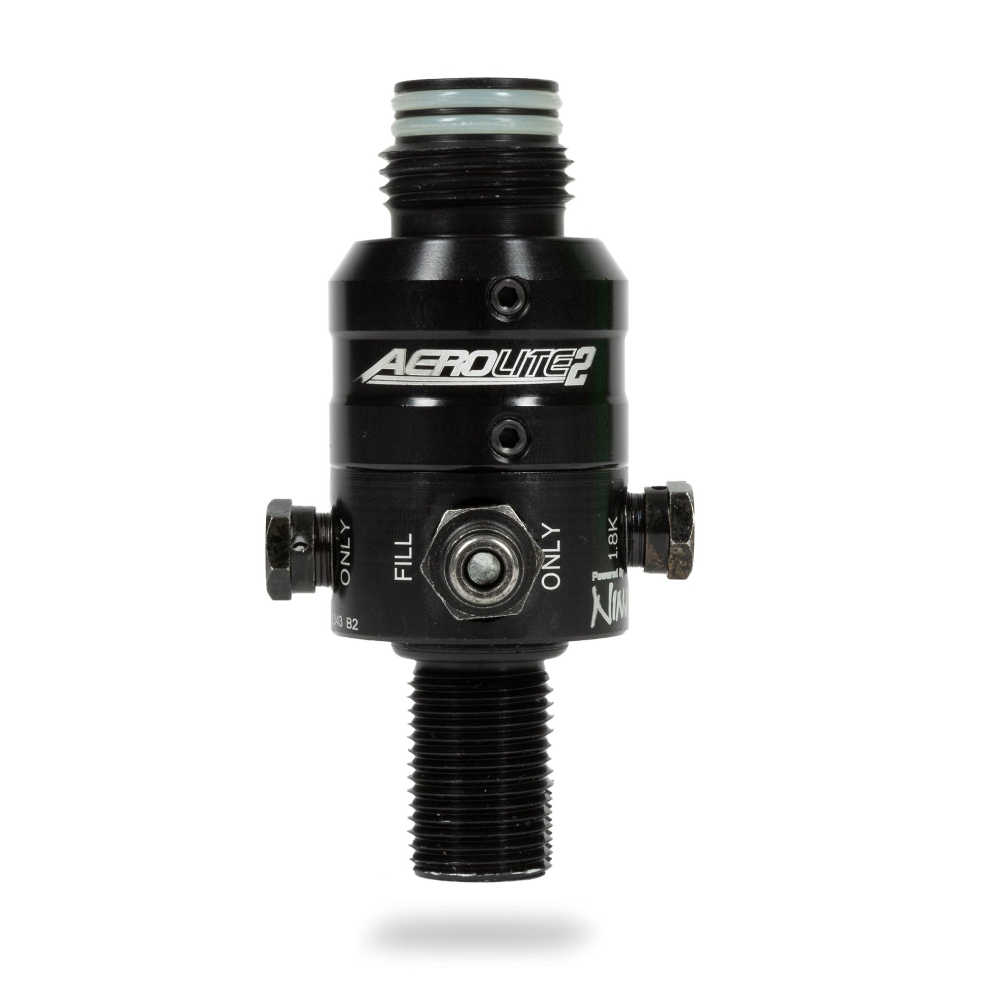 AeroLite Pro Regulator - Adjustable & Rotational - Black - KA Tech Airsoft - Air Tank