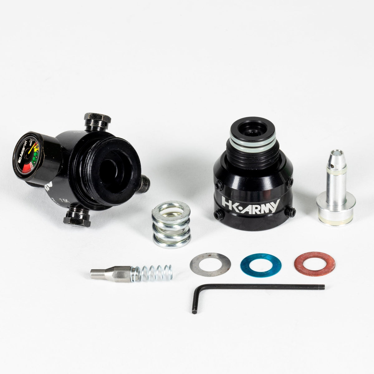 AeroLite Pro Regulator - Adjustable & Rotational - Black - KA Tech Airsoft - Air Tank