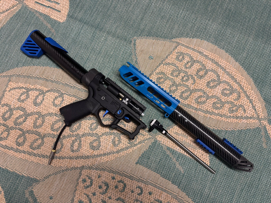 KA Tech Carbon “Bruiser” Polarstar Jack Skeletonized HPA M4 - KA Tech Airsoft - Polarstar Jack