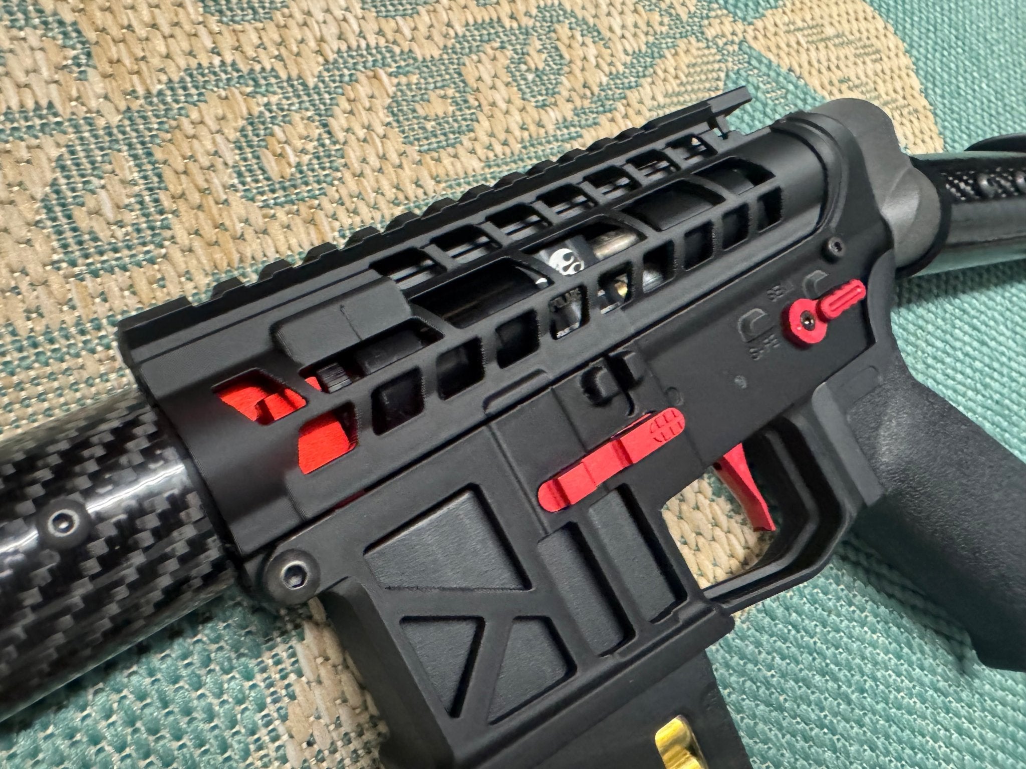 KA Tech Carbon 3D Polarstars Jack HPA M4 Red - KA Tech Airsoft - Polarstar Jack