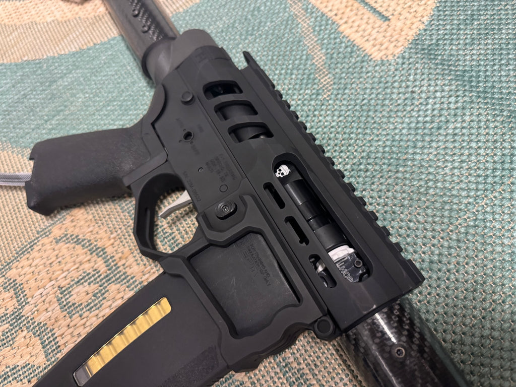 KA Tech Carbon “Monochrome” Skeletonized Polarstar Jack HPA M4 - KA Tech Airsoft - Polarstar Jack