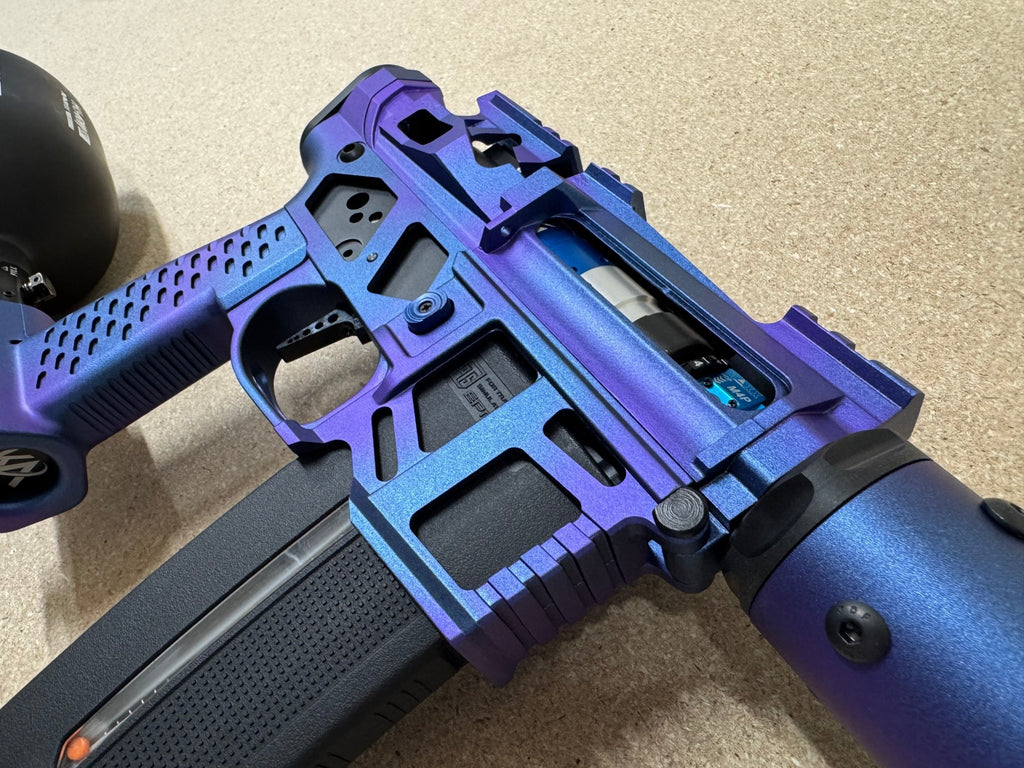 KA Tech MAC Polarstar AR7 V MSG/ESG HPA M4 Blue Purple Candy - KA Tech Airsoft - Polarstar F2