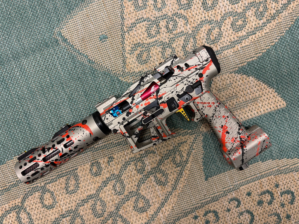 KA Tech MAC Polarstar F2 AR7 LE MSG/ESG HPA M4 splatter Cerakoted orange/black - KA Tech Airsoft - Polarstar F2