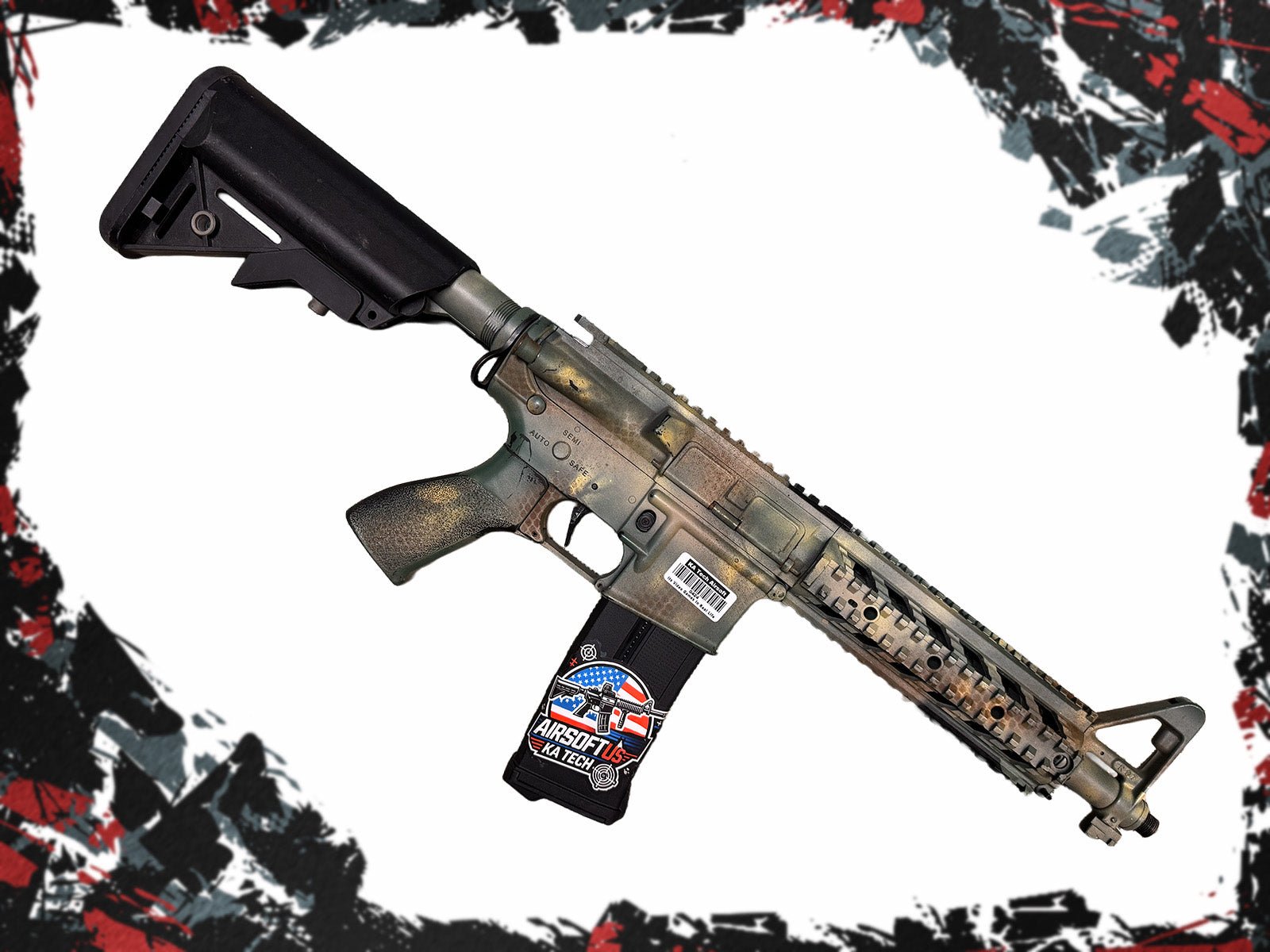 Camo Carbine Polarstar HPA M4 - KA Tech Airsoft - HPA Rifle