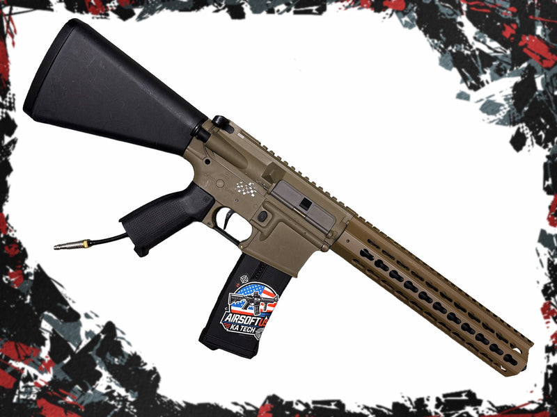 Tan Carbine Stubby Polarstar HPA M4 - KA Tech Airsoft - HPA Rifle