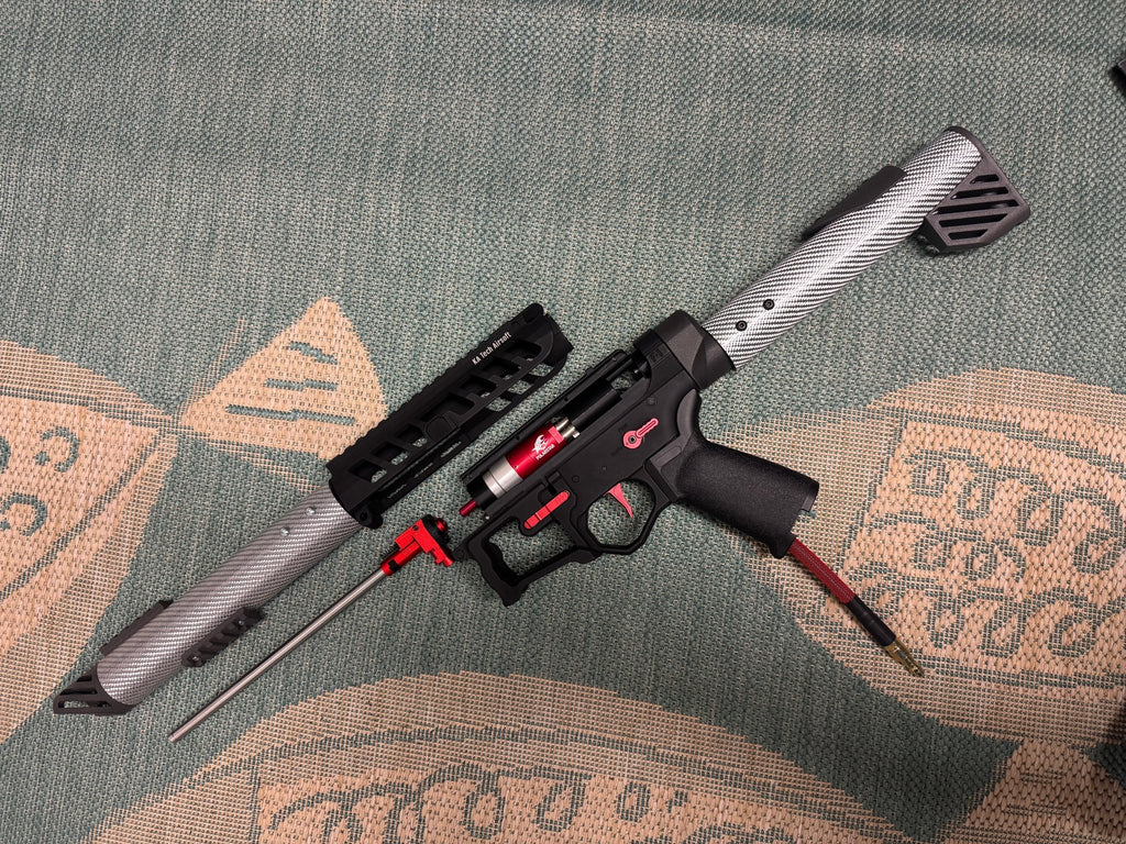 KA Tech Carbon “PennyWise” Skeletonized Polarstar F2 HPA M4 - KA Tech Airsoft - Polarstar F2