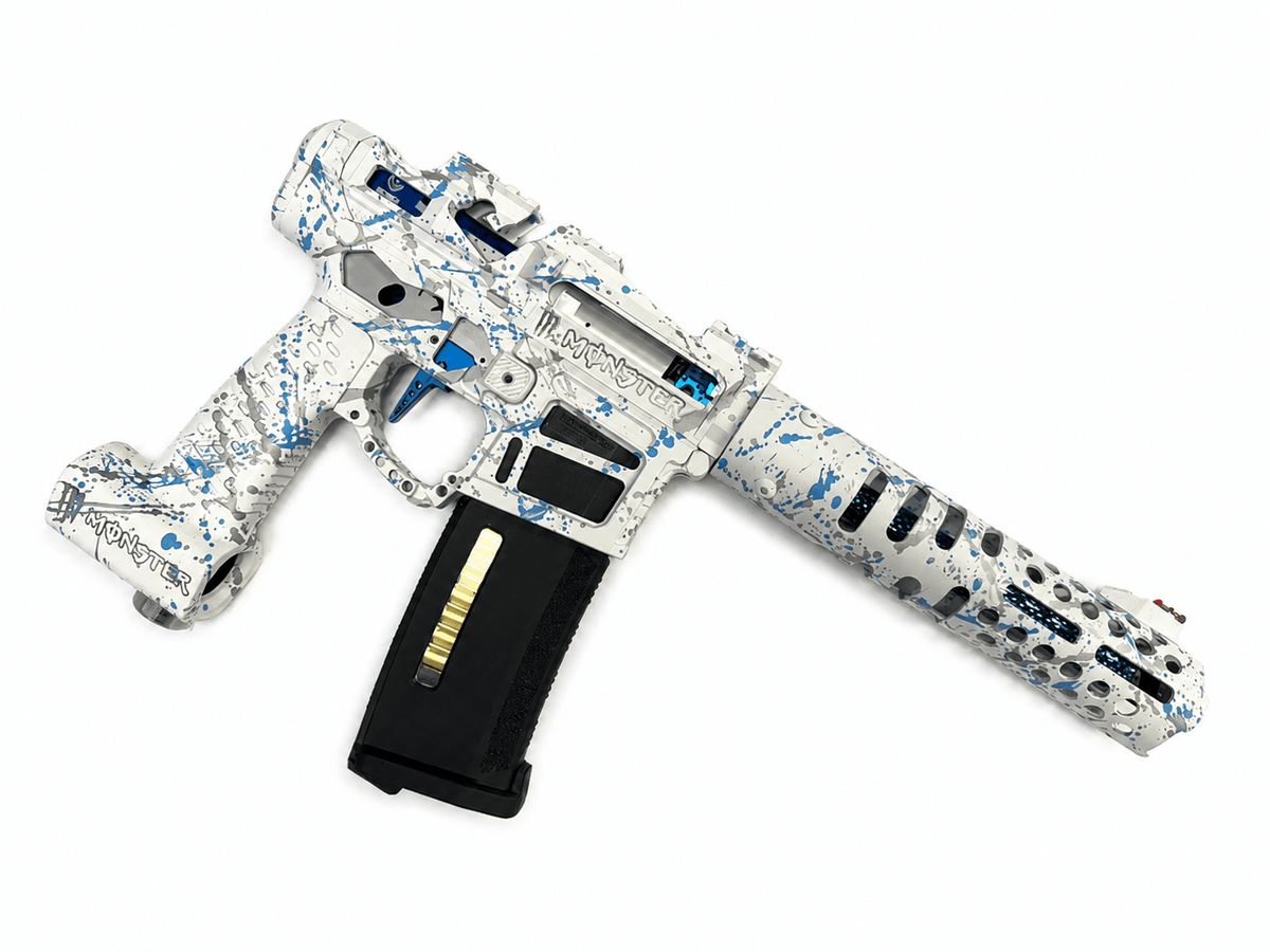 KA Tech Mac White Monster Euro HPA M4 - KA Tech Airsoft - KA Tech Custom HPA Rifle