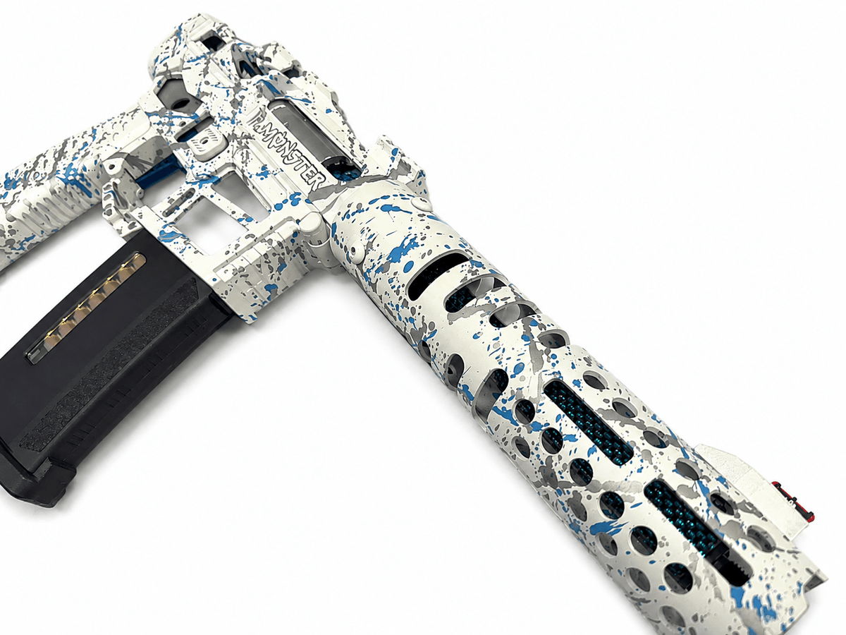 KA Tech Mac White Monster Euro HPA M4 - KA Tech Airsoft - KA Tech Custom HPA Rifle