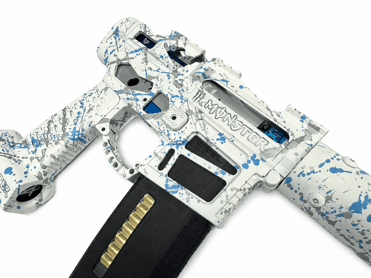 KA Tech Mac White Monster Euro HPA M4 - KA Tech Airsoft - KA Tech Custom HPA Rifle