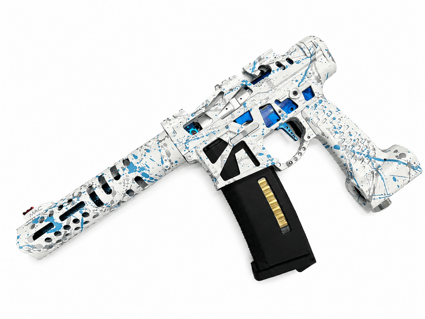 KA Tech Mac White Monster Euro HPA M4 - KA Tech Airsoft - KA Tech Custom HPA Rifle