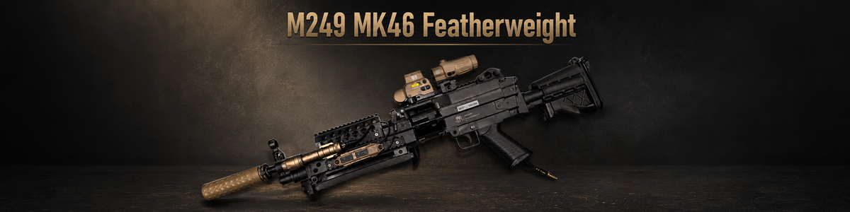 KA Tech M249 MK46 Featherweight HPA LMG
