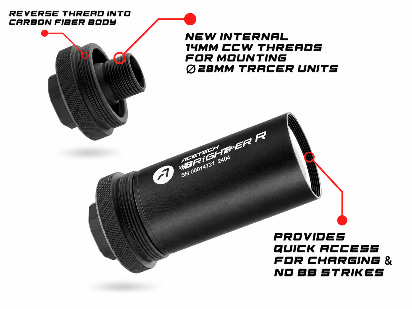 MNA Gen 6 Phantom suppressor detail