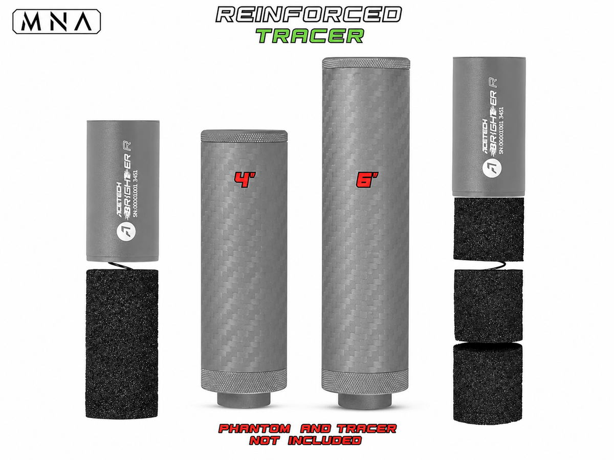 Airsoft Mock Suppressor Foam Set - KA Tech Airsoft - Suppressor Accessory