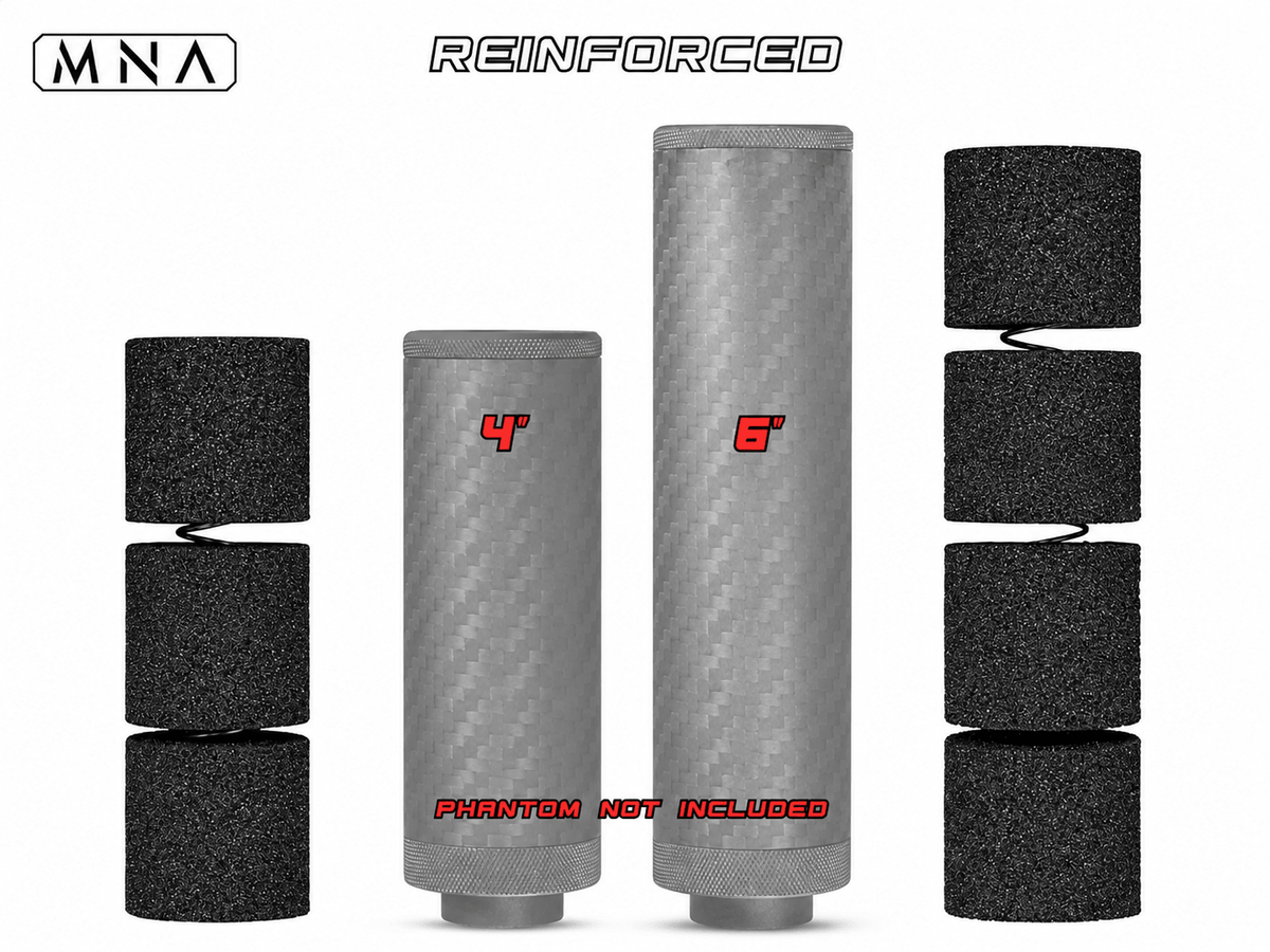 Airsoft Mock Suppressor Foam Set - KA Tech Airsoft - Suppressor Accessory
