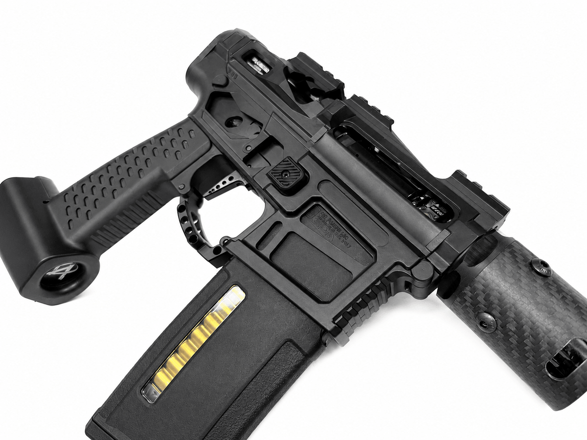 KA Tech MAC Matte Murder Euro HPA M4 - KA Tech Airsoft - Polarstar F2