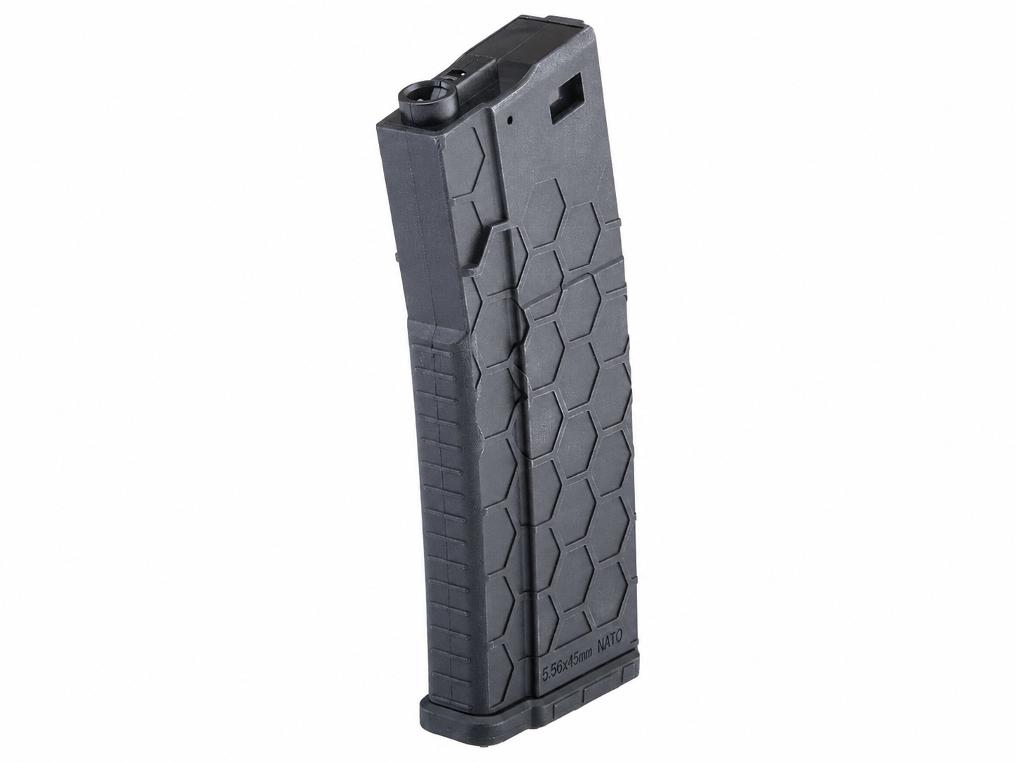 EMG x Hexmag Polymer 230rd Mid-Cap Magazine for M4 / M16 Series Airsoft AEG Rifles - Black