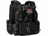 YAKEDA Tactical Outdoor Vest – 1000D Nylon Quick Release Laser-Cut MOLLE - KA Tech Airsoft - Sporting Goods