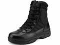 NORTIV 8 Men's Military Tactical Combat Boots – Side Zipper – Black