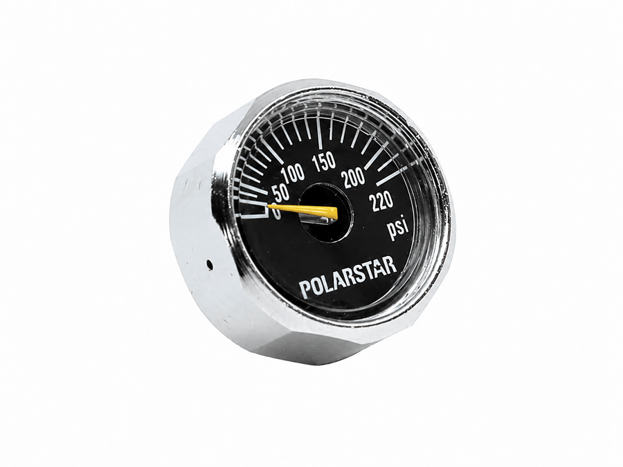 PolarStar PS Gauge 0-220psi 25mm - KA Tech Airsoft - HPA Parts