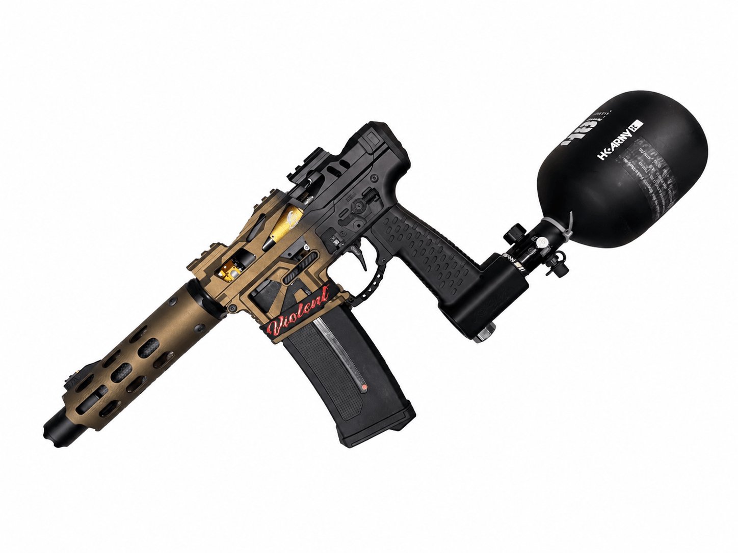 KA Tech MAC AR7 LE Tan/Black Fade - KA Tech Airsoft - KA Tech Custom HPA Rifle