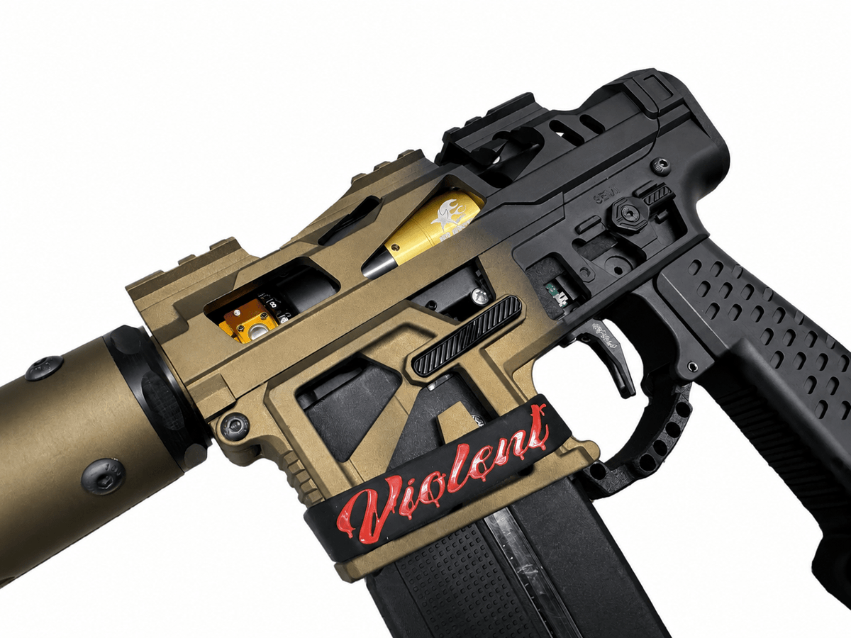 KA Tech MAC AR7 LE Tan/Black Fade - KA Tech Airsoft - KA Tech Custom HPA Rifle