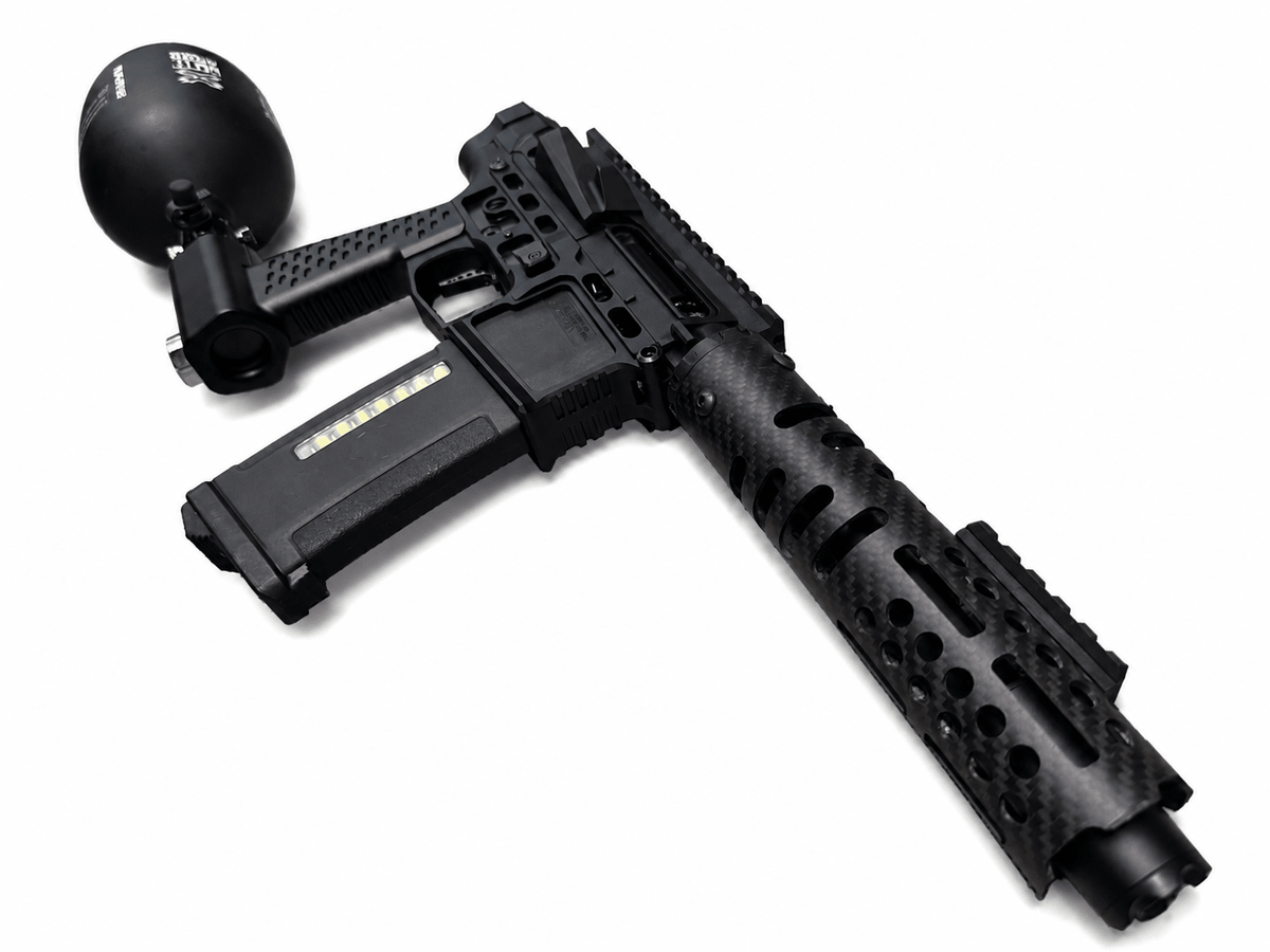 KA Tech Mac Retro Blackout Euro MSG - KA Tech Airsoft - KA Tech Custom HPA Rifle