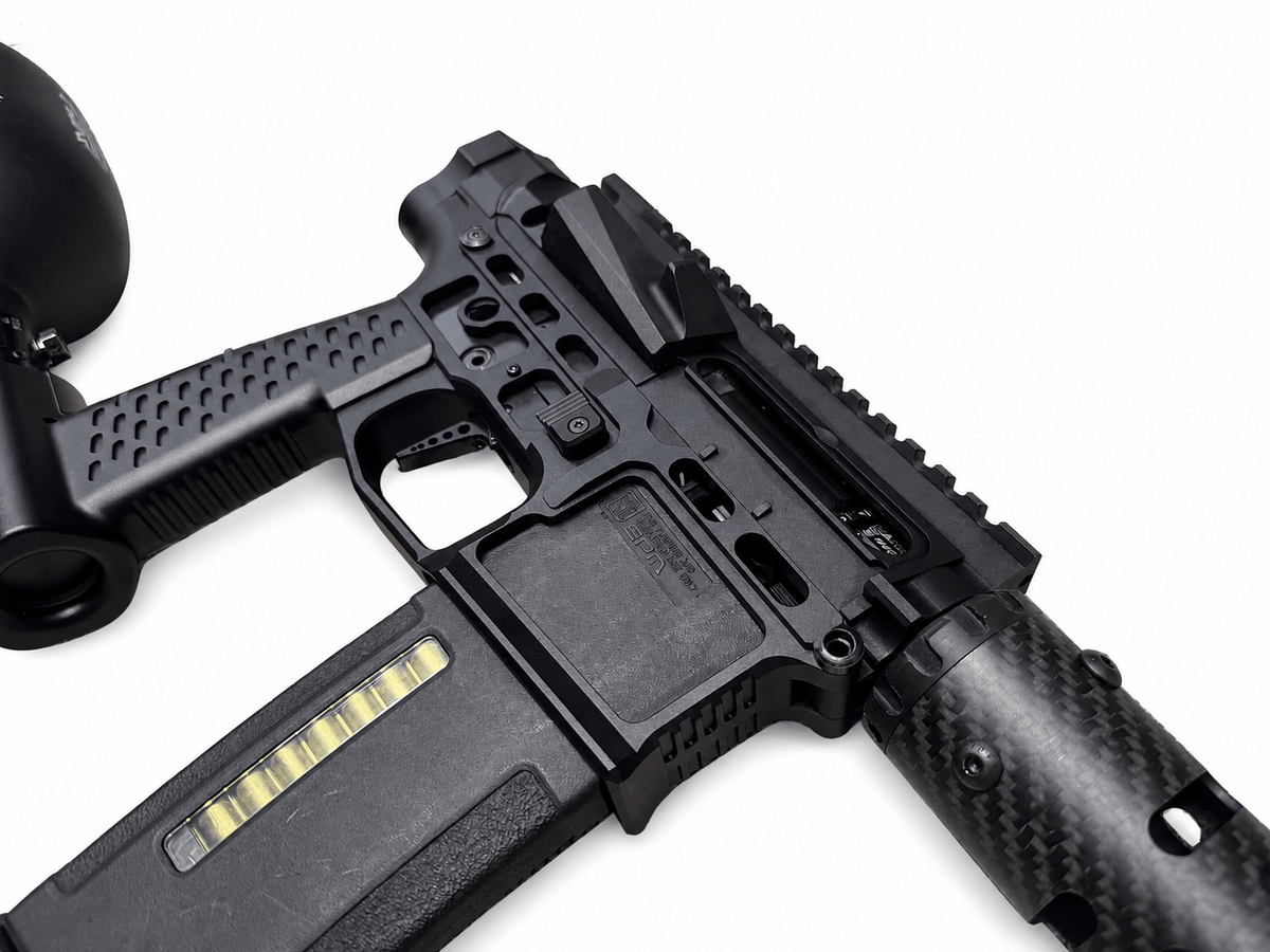 KA Tech Mac Retro Blackout Euro MSG - KA Tech Airsoft - KA Tech Custom HPA Rifle