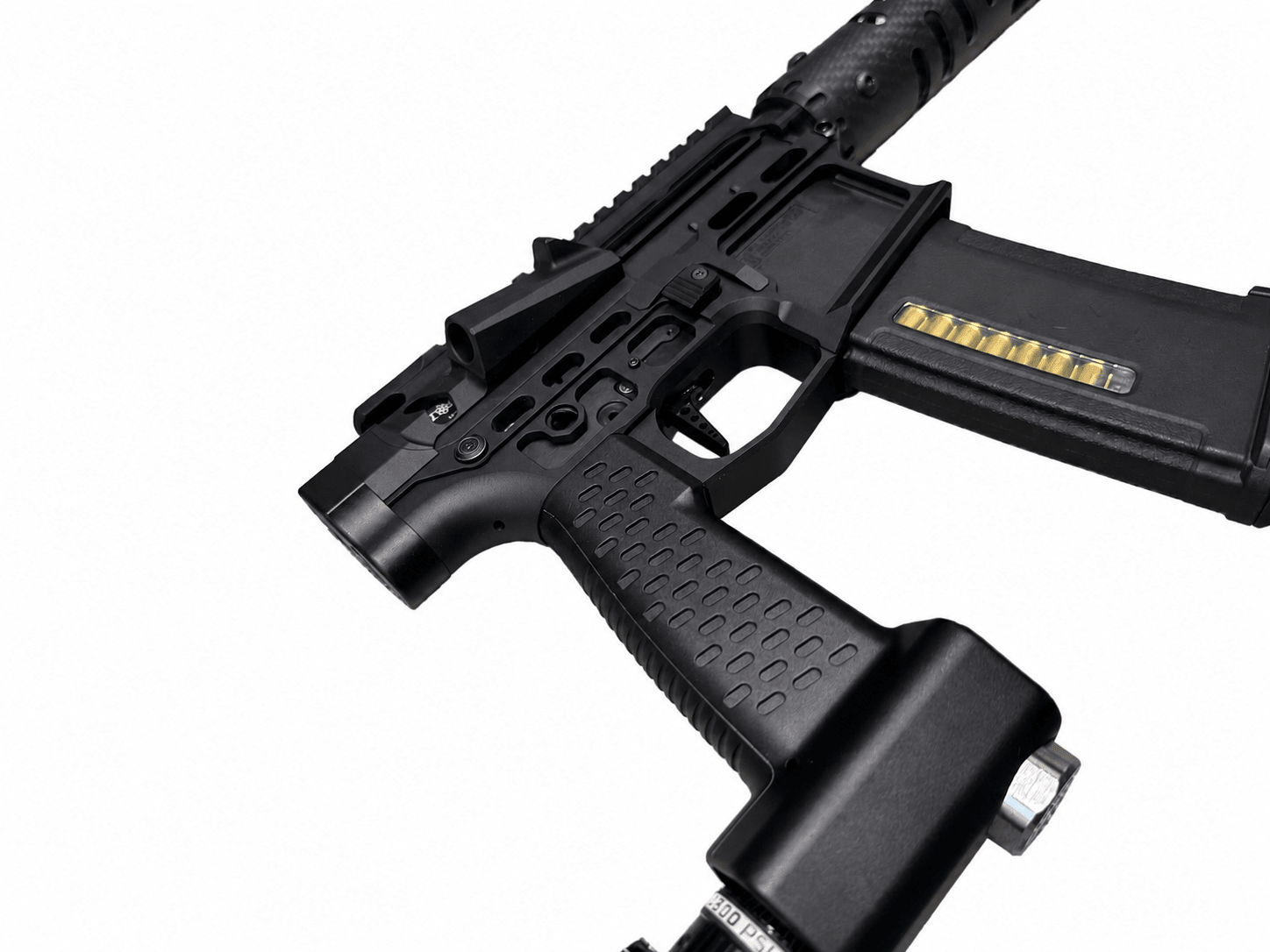 KA Tech Mac Retro Blackout Euro MSG - KA Tech Airsoft - KA Tech Custom HPA Rifle