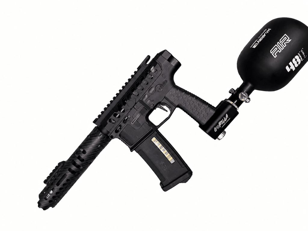 KA Tech Mac Retro Blackout Euro MSG - KA Tech Airsoft - KA Tech Custom HPA Rifle